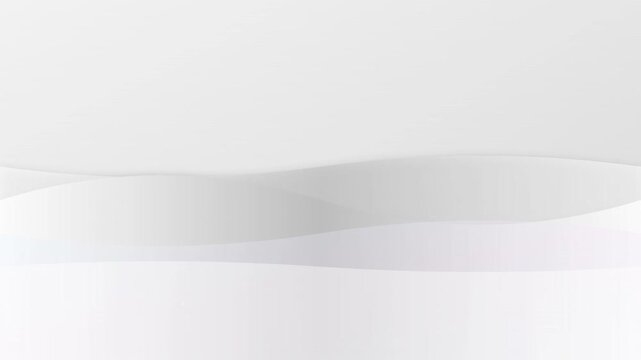 Elegant Silver Silk Fabric Wave Animation Loop