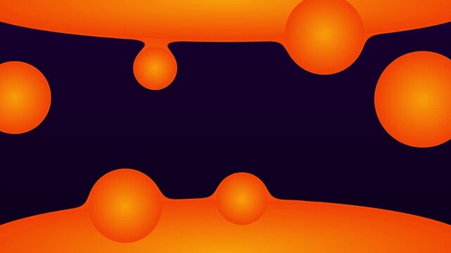 Fluid Lava Lamp Style Abstract Vector Background