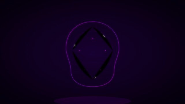 futuristic ai brain pulse synaptic firing vector background