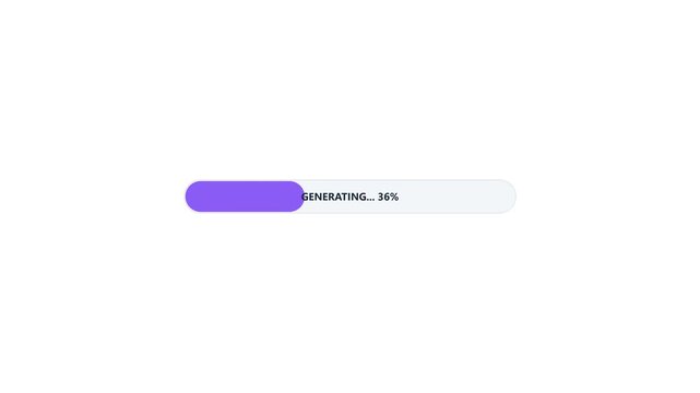 Minimalist UI submit button progress bar animation with success state.