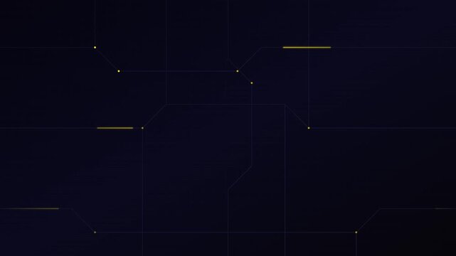 futuristic nano tech micro chip vector animation
