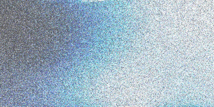 Abstract Blue and White Grainy Noise Gradient Background Texture
