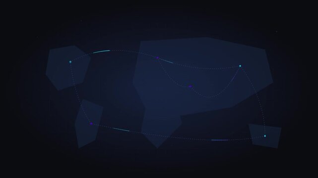 logistics global supply chain blue map background