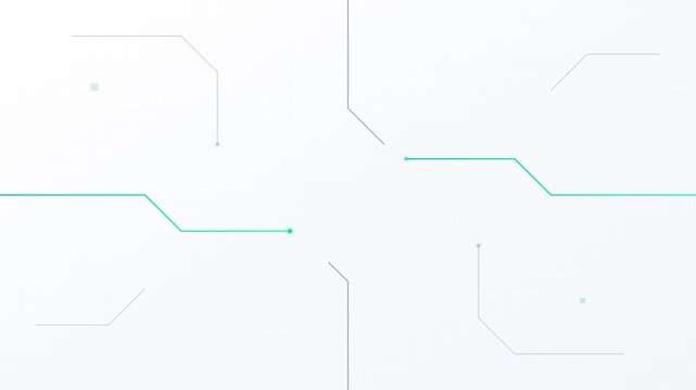 minimalist flat tech circuit board vector presentation background