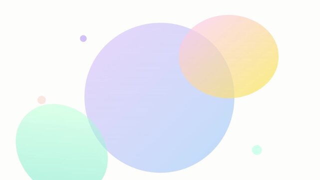 minimalist soft pastel gradient blob vector background
