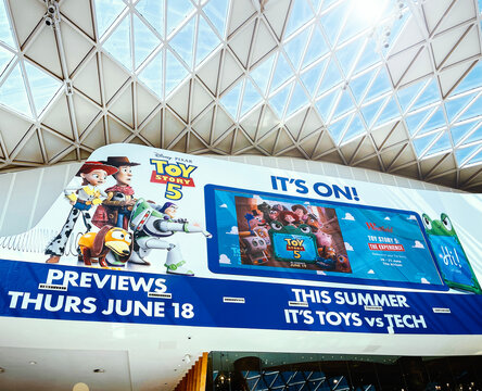 Toy Story 5 Animated Movie, Walt Disney, Pixar Animation Studios Film, Vue Westfield London Cinema, White City, UK - June 2026