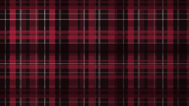 Modern Abstract Plaid Checkered Animated Vector Pattern