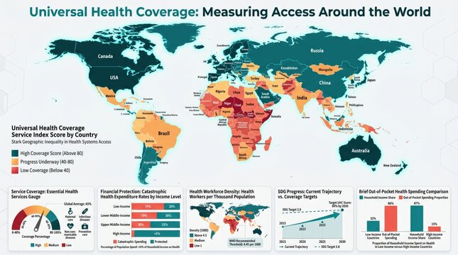 Universal health coverage: measuring access and financial protection globally