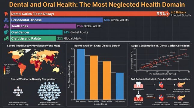 Dental and oral health: the most widespread chronic condition globally