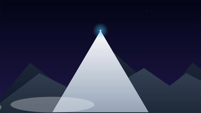 mountain peak summit achievement blue vector landscape