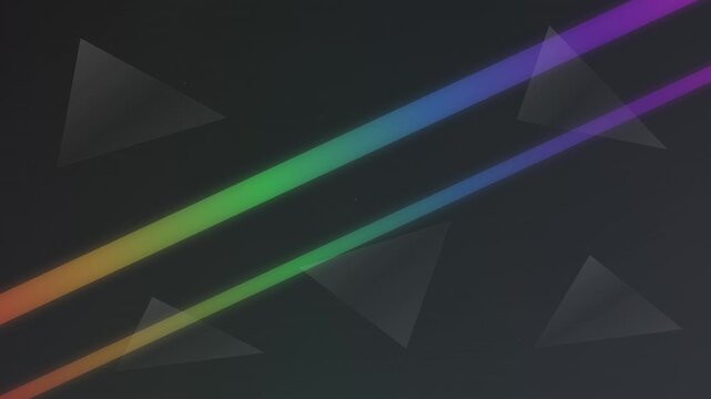abstract prism light refraction tech slide background