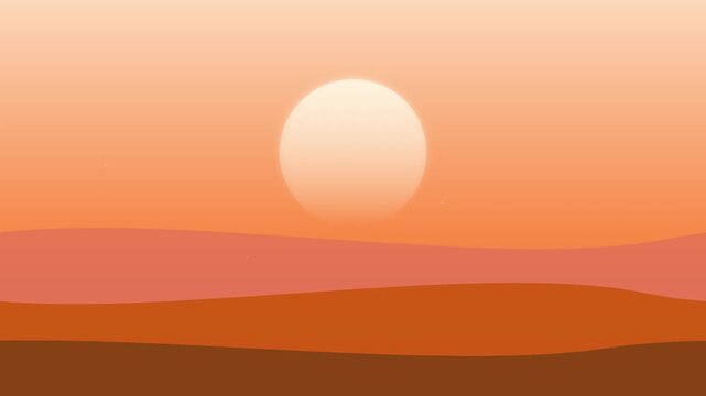 organic warm sunset gradient abstract vector motion