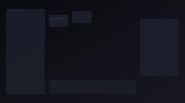 professional dark mode ui inspired animated vector background
