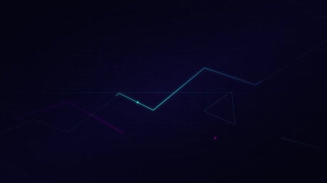 Advanced Algorithmic Trading Pattern Abstract Vector Animation Background