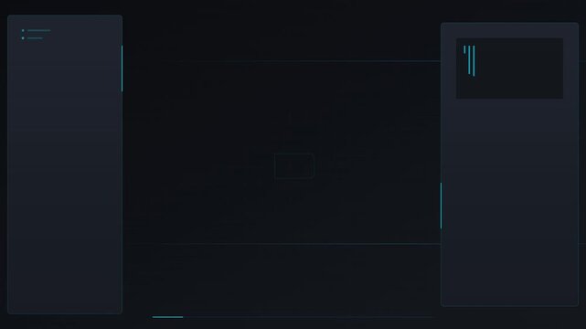 sleek dark mode interface element tech background