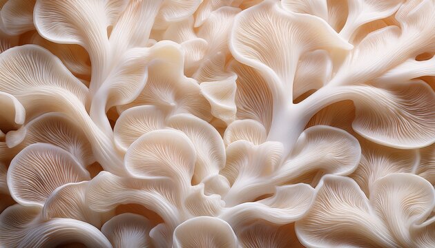 White Coral Texture As A Natural Background