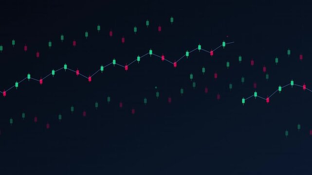 Algorithmic Trading Finance Technology Abstract Background