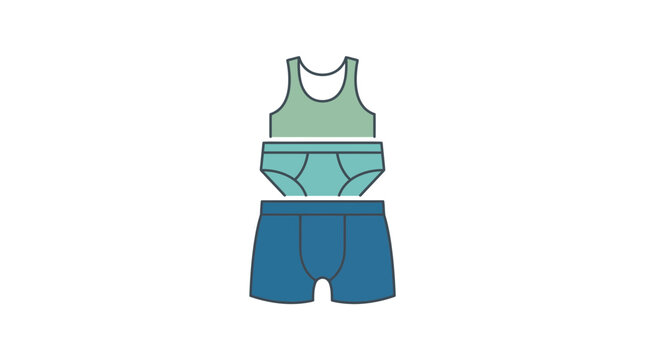 Set of Men's Underwear Icons
