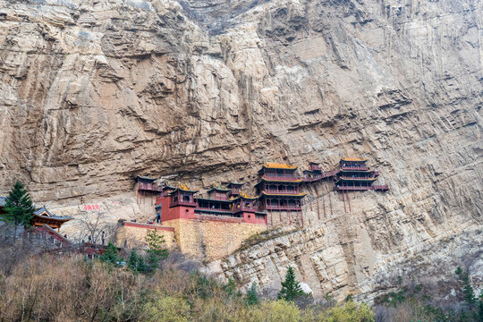 The Incredible Hanging Temple Built into a Cliff in Datong, China