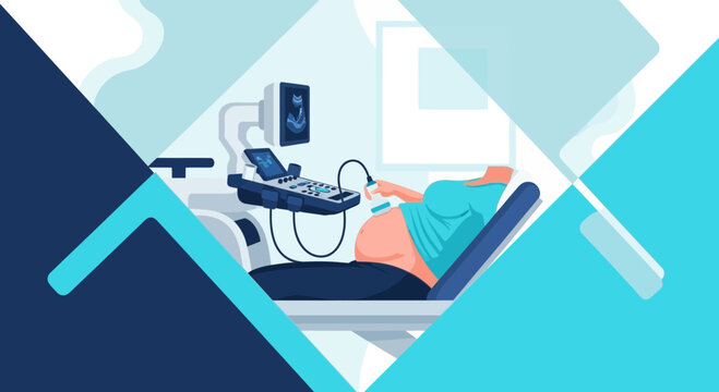 Medical Imaging Of Pregnancy And Fetus Monitoring Conception And Maternity Care Processes