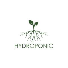 Hydroponic Logo Vector Natural Simple © zaqilogo