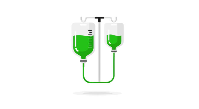 Medical Infusion Equipment: A Vector Illustration for Healthcare and Recovery Themes