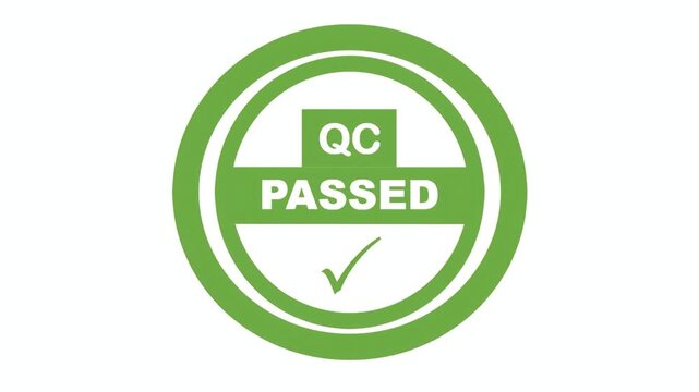Approved QC Passed Seals with Stars Check Marks and Overlay Animation Elements