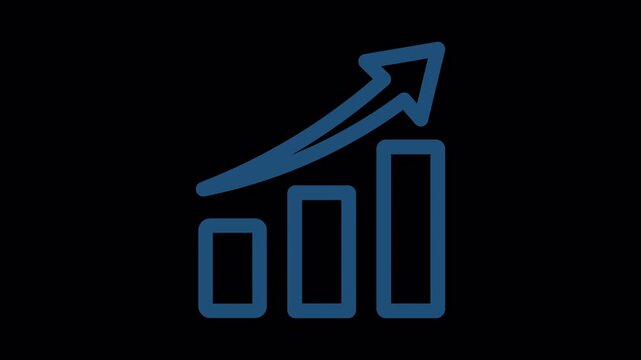 Line Graph Rising for Investment Performance Tracking