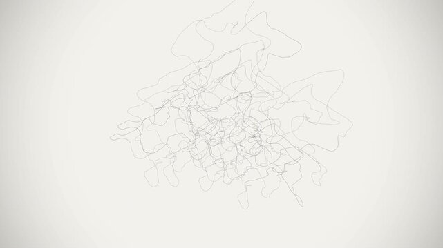 Hypnotic seamless loop of a glowing iris torus knot morphing through an abstract topology field with an elegant inner glow. Ideal for meditation background, technology background. 4K UHD.