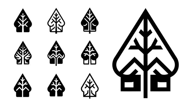 Wayang Kulit Shadow Puppet Icon Set, Indonesian Culture Symbol, Traditional Art Vector