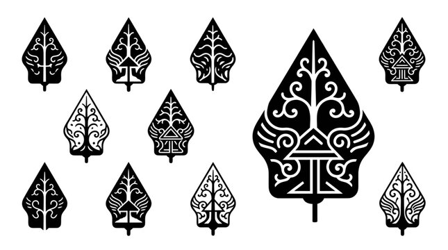 Traditional Javanese Wayang Kulit Puppets: Intricate Designs, Silhouette Art, Cultural Heritage