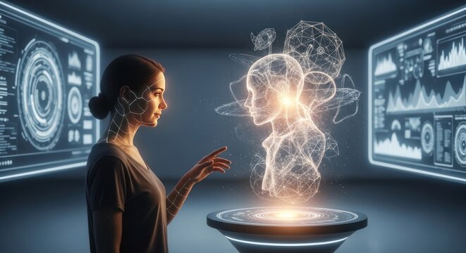young woman in the kitchen