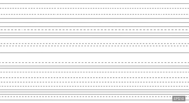 Handwriting Practice Paper Lines - Elementary School Paper