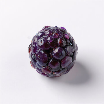 Macro shot of freshly picked acai berrie