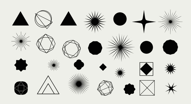Geometric Shapes and Abstract Symbols Collection