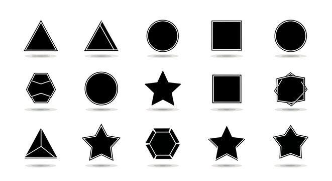 Geometric Shapes Collection: Icons of Basic Forms