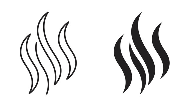 Wavy lines moving in harmony