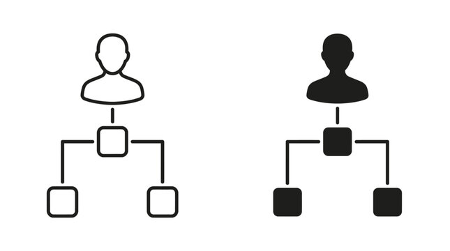 Flowcharts Illustrate Hierarchy Concepts
