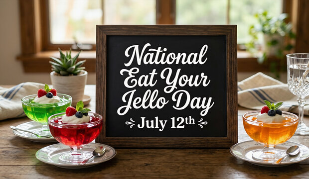Celebrating National Eat Your Jello Day July 12th
