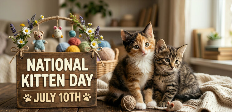 Celebrating Adorable National Kitten Day July 10th