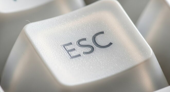 Macro Photography of a Mechanical Keyboard Keycap Showing Detailed Double-Shot Injection Texture