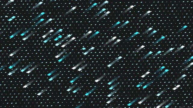 Digital data streams flowing across dark grid network