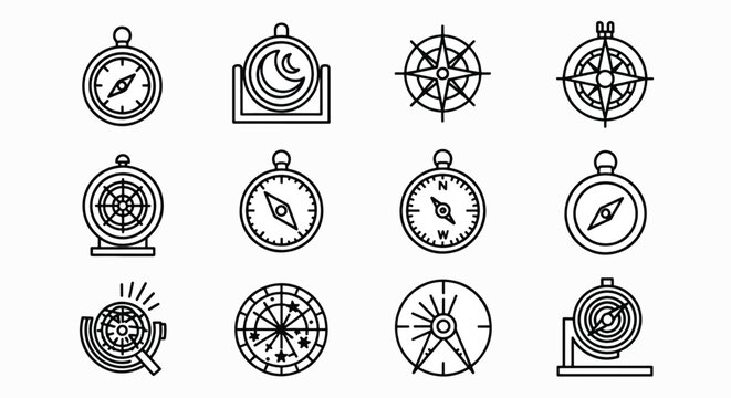 Collection of Compass and Nautical Instruments.