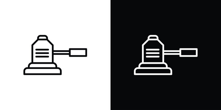 Floor sanding machine icon set designs. vector illustration eps