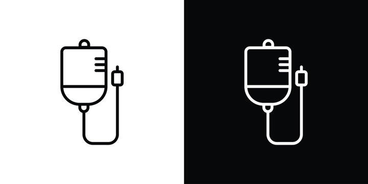 Intravenous icon set designs. vector illustration eps