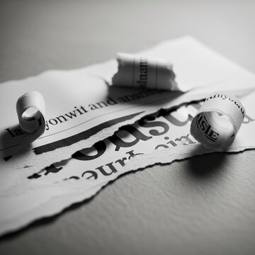 Torn Echoes of Yesterday's Ink