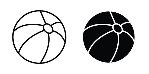 Fototapeta premium Beach ball icon