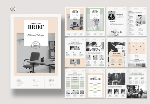 Creative Brief Brochure Template