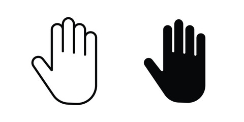 Fototapeta premium Stop icon