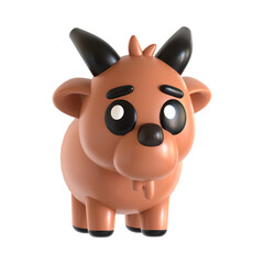 Obraz premium 3d,cow, animal, cartoon, farm, vector, illustration, milk, cattle, mammal, bull, cute, white, dairy, livestock, agriculture